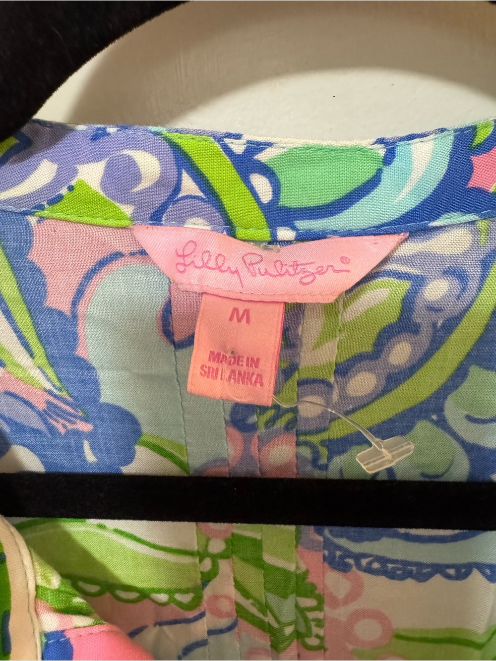 LILLY PULITZER Size Medium Sarasota Pin tuck Tunic Dress Multi Conch NWOT - Picture 6 of 8
